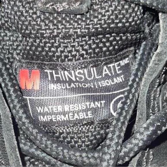 3M Thinsulate Black Men's Boots - Picture 6 of 6